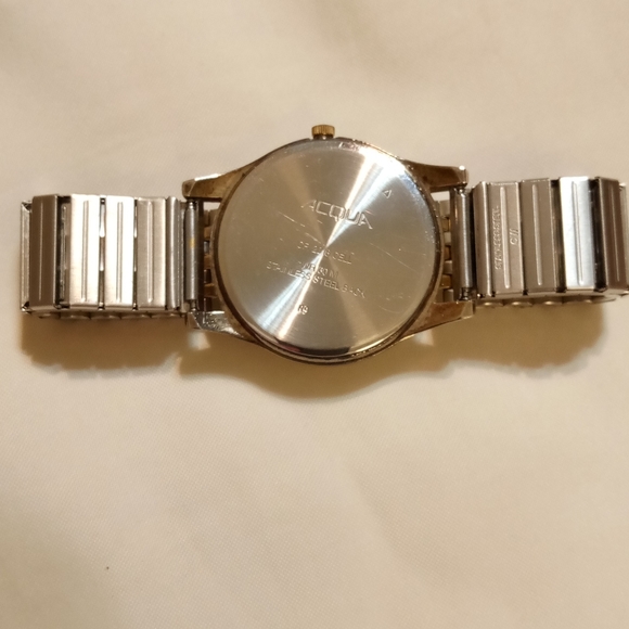 Acqua Indiglo Men's Steel Gold Tone Watch - Picture 5 of 10